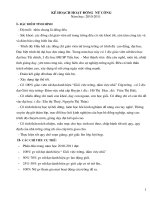 kế hoạch nữ công năm học 2010- 2011