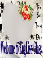 Bài giảng điện tử tham khảo thao giảng, thi GV Anh 6 Unit 8 Out and about (29)