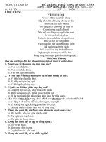 ĐỀ THI HS GIỎI CẤP TRƯỜNG LỚP 5  NĂM HỌC 2010-2011