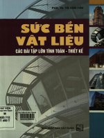 Sức bền vật liệu - Các bài tập lớn tính toán - thiết kế