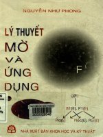 Lý thuyết mờ và ứng dụng