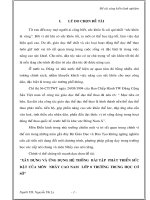 XÂY DỰNG VÀ ỨNG DỤNG HỆ THỐNG  BÀI TẬP  PHÁT TRIỂN SỨC BẬT CỦA MÔN  NHẢY CAO NAM  LỚP 8 TRƯỜNG TRUNG HỌC CƠ SỞ”