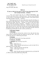 Thể lệ tổ chức các hoạt động chào mừng kỷ niệm 70 năm ngày thành lập Đội TNTP Hồ Chí Minh