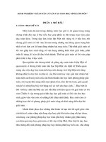 Kinh nghiệm giải toán có lời văn cho HS lớp một