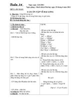 Giáo án lớp 4 buổi chiều- Tuần 34