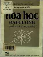 Hóa học đại cương. Phần cấu tạo chất
