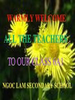 Bài giảng điện tử tham khảo thao giảng, thi GV Anh 6 Unit 8 Out and about (18)