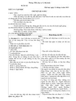 Giáo án tuần 32 ( 2 buổi/ngày)_ lớp 2 chuẩn KTKN