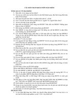 Câu hỏi ôn tập kinh tế bảo hiểm