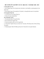 Đề cương ôn tập Kỳ 2