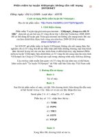 Hướng dẫn sử dụng phần mềm VIOLYMPICH tự luyện