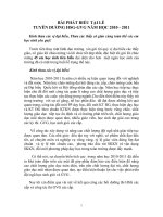 Bài phát biểu tuyên dương GVG-HSG