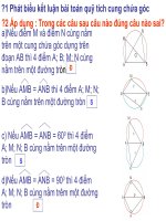 Luyện tập: Tứ giác nội tiếp đường tròn