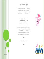 dạy tiếng anh qua bài hát