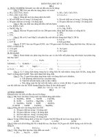 KT HK II - Hoa hoc 8