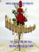 Bài giảng điện tử tham khảo thao giảng, thi GV Anh 6 Unit 9 The body (11)