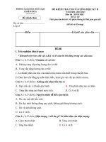 Đề thi HKII+Ma trận+Đáp án