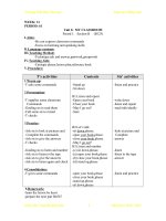 Giáo án Ngoại ngữ (Lớp 3)