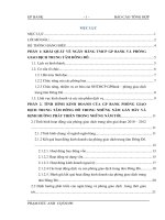 luận văn tài chính ngân hàng HOÀN THIỆN HỆ THỐNG XẾP HẠNG TÍN NHIỆM ĐỐI VỚI KHÁCH HÀNG DOANH NGHIỆP TẠI NGÂN HÀNG GP BANK, PHÒNG GIAO DỊCH TRUNG TÂM ĐÔNG ĐÔ