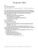 ÔN TẬP TOAN 7 HKII(Đề 10)