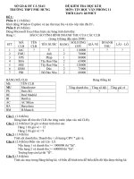 Đề kiểm tra HKII Tin học VP 11