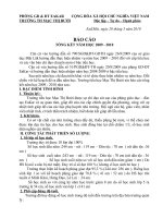 Báo cáo tổng kết NH 2009 - 2010