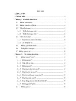 Về một số không gian hàm thường gặp