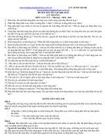 ÔN TÂP LÍ THUYẾT HK II VL9(10-11)