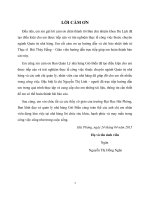 Thực trạng và các giải pháp nâng cao chất lượng dịch vụ ăn uống tại nhà hàng Gió Biển thành phố Hải Phòng