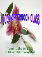 Bài giảng điện tử tham khảo thao giảng, thi GV Anh 6 Unit 9 The body (14)