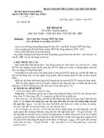 kế hoạch tổ chức ngoại khóa chủ đề  HIV