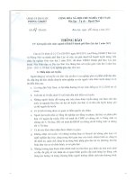 TB xét tuyển viên chức Ngành GD đợt 2