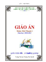 giáo án mỹ thuật 4