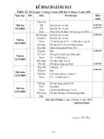 GA lớp 2 Tuần 12 CKTKN