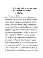 PHÁT TRIỂN DU LỊCH HẢI PHềNG GẮN VỚI BẢO VỆ MÔI TRƯỜNG