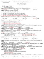 đề thi hk2 lí 10(hay- có đáp án)