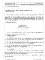 Báo cáo tổng kết  Đội năm học 2010-2011