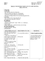 Giáo án địa lí lớp 7( Cả năm theo CKTKN )