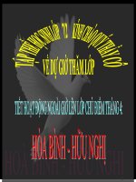 THÁNG 4 - HÒA BÌNH HỮU NGHỊ