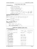 CÔNG THỨC TOÁN - LUYỆN THI ĐẠI HỌC