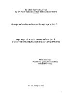 Tài liệu hỗ trợ dạy học Vật lý THCS phù hợp với HS dân tộc(Mới nhất)