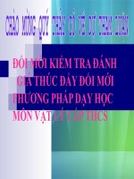 Tài liệu đổi mới về kiểm tra, đánh giá(hot)