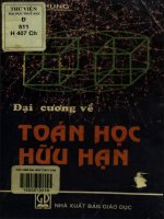 Đại cương về toán học hữu hạn
