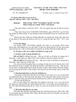 HUONG DAN KIEM TRA HOC KY 2 2010 2011