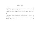 Một số kỹ thuật thống kê sử dụng trong ước lượng bayes