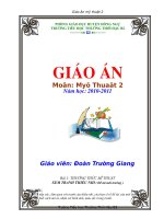 giáo án mỹ thuật 3