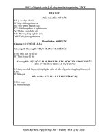 SKKN : QUẢN LÝ TỔ CHUYÊN MÔN