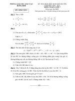 Đề chọn HSG huyen Toán 7 2011