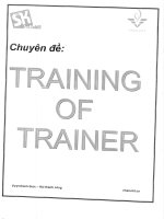 Khóa học kỹ năng dẫn giảng