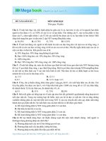 Luyện Đề Sinh Học THPT Quốc Gia 2015 Có đáp án Đề Số 1